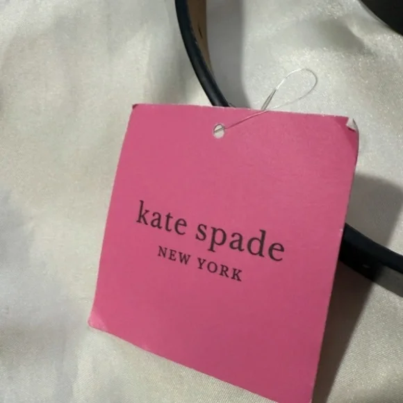 kate ♠️ spade new york Womens Leather Bow Belt - Picture 5 of 8